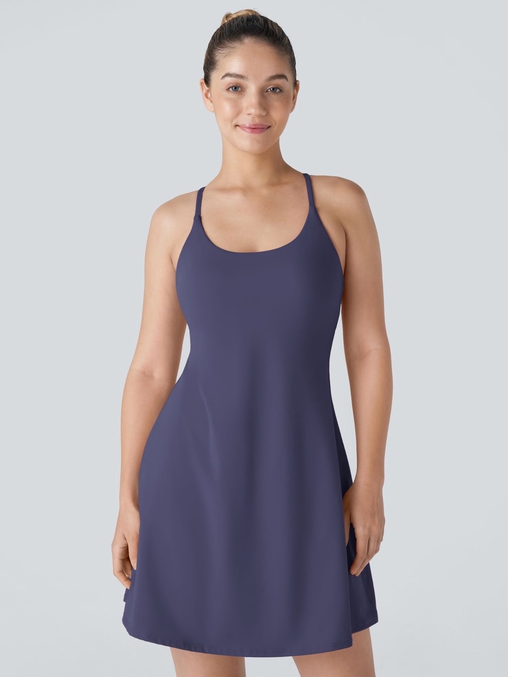 NWT HALARA SoftlyZero™ Plush Backless Active Dress-Easy Peezy Edito